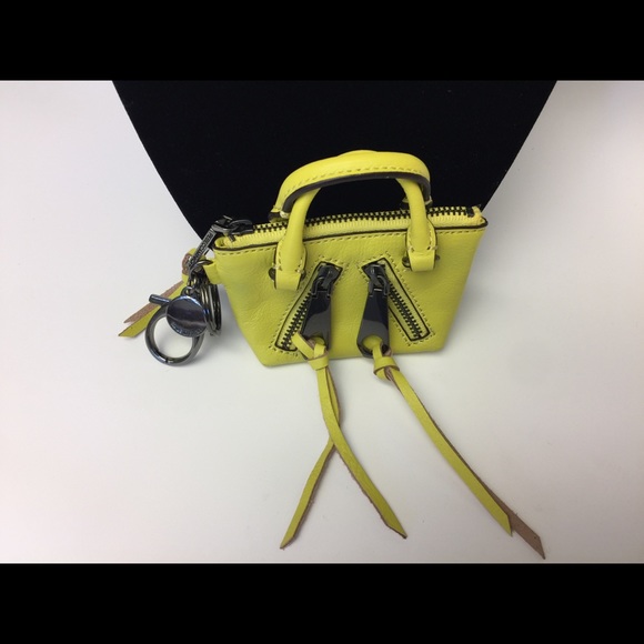 Rebecca Minkoff Handbags - REBECCA MINKOFF SMALL SATCHEL BAG CHARM KEYCHAIN